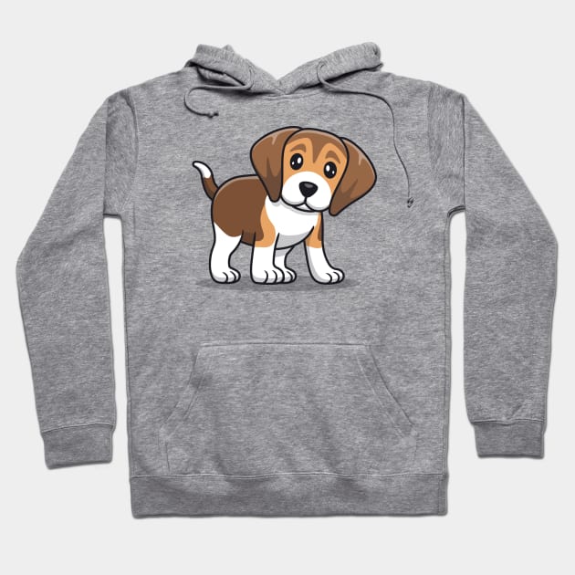 Cute Beagle Dog Hoodie by Catalyst Labs